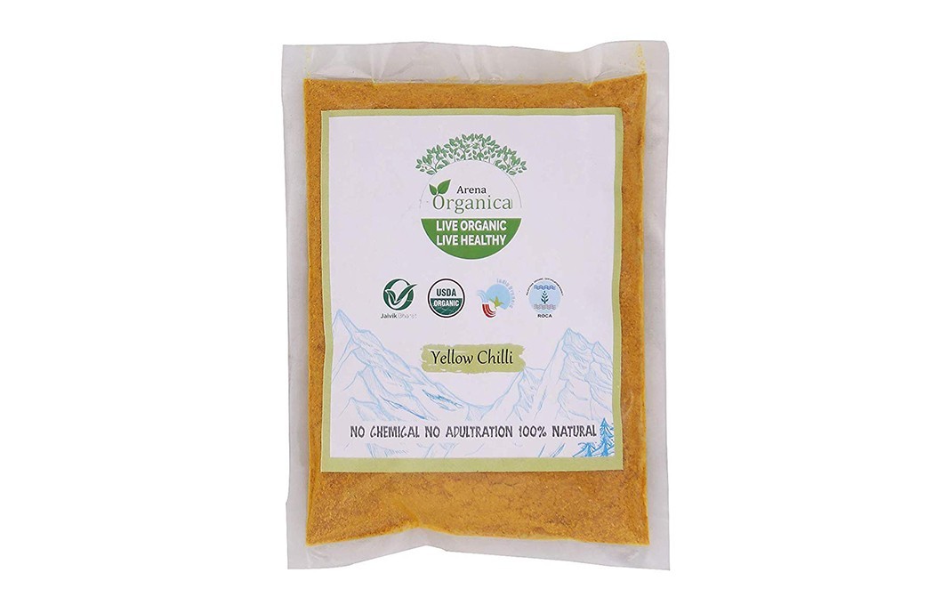 Arena Organica Yellow Chilli Powder    Pack  100 grams